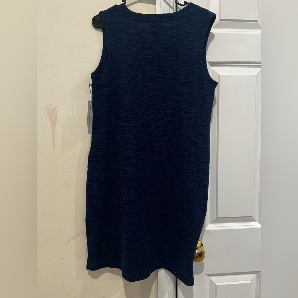 Liz Claiborne Dark Blue Textured Garment